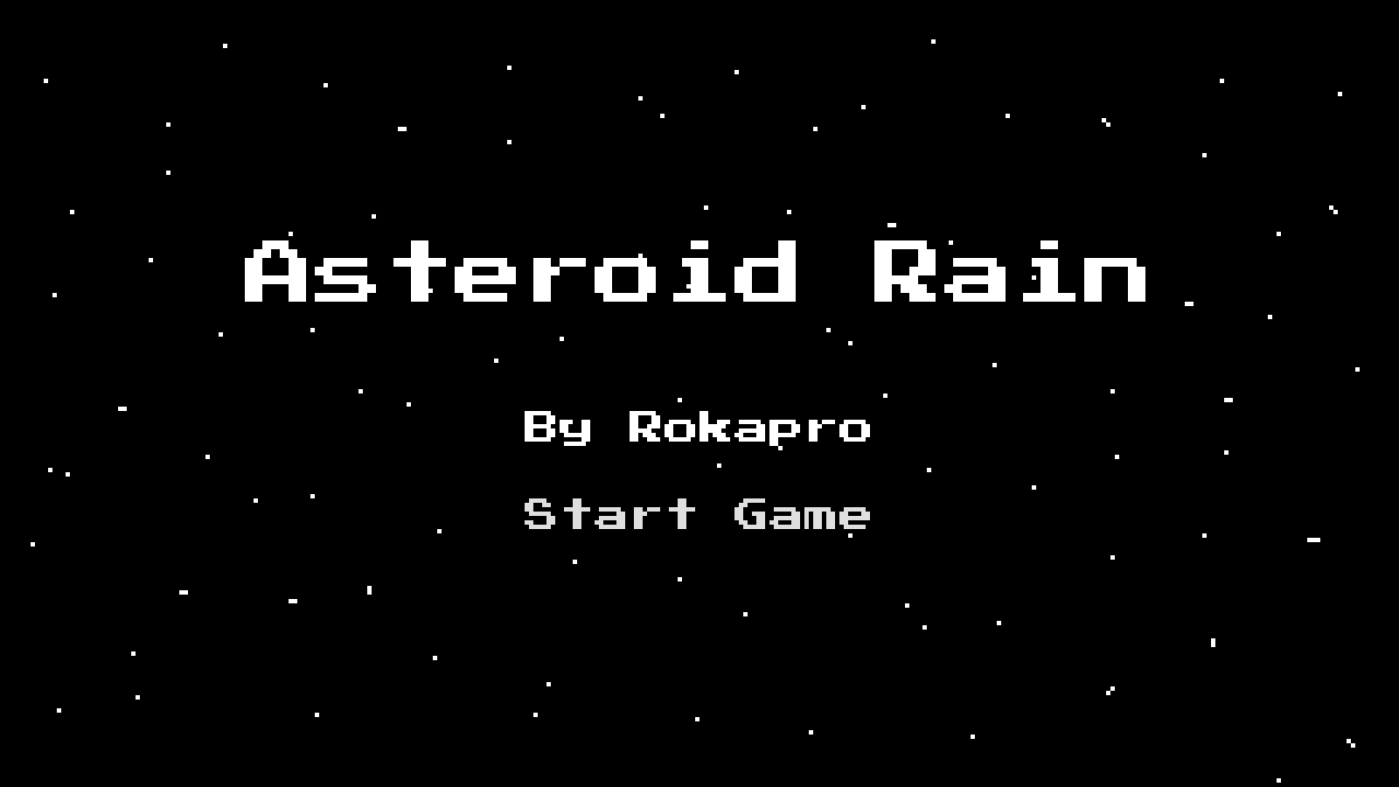 AsteroidRainStartMenu